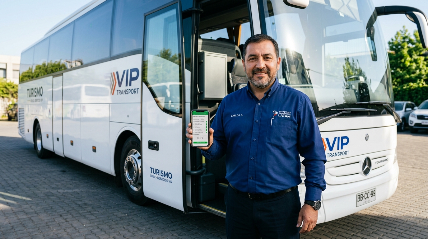 Inspecci&oacute;n preoperacional digital PESV desde la app m&oacute;vil