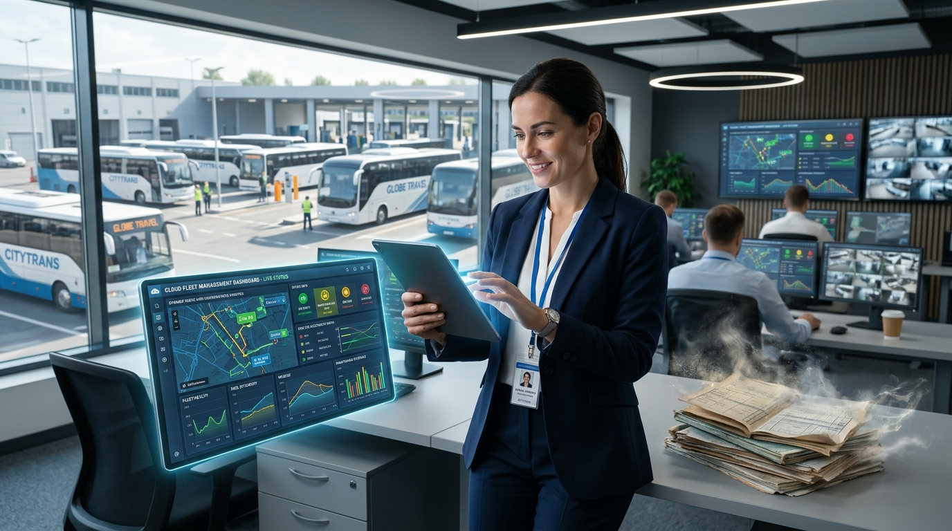 De las Carpetas en Físico a la Nube Operativa: Cómo Digitalizar una Flota de Transporte sin Caos y con Alto Retorno